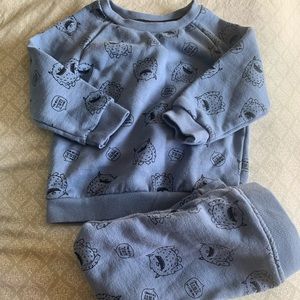 Blue Monster Boys Sweat Suit size 12-18 months